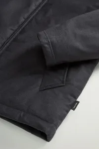 Bunda Woolrich Lp Wool Silk Stag Jacket Graphite Melange