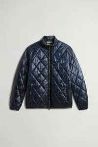 Bunda Woolrich Black Yarn Nylon Jacket Melton Blue