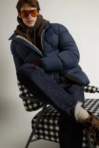 Bunda Woolrich Cloud Eagle Jacket Melton Blue