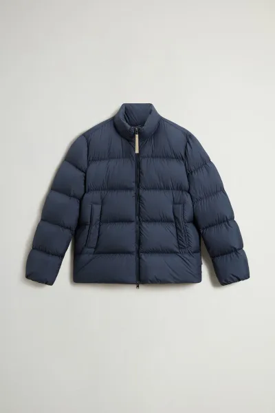 Bunda Woolrich Cloud Eagle Jacket Melton Blue