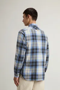 Košeľa Woolrich Flannel Duncan Shirt Marine Black Watch