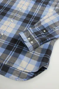 Košeľa Woolrich Flannel Duncan Shirt Marine Black Watch