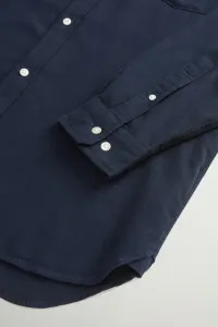 Košeľa Woolrich Flannel Duncan Shirt Melton Blue
