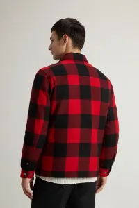 Bunda Woolrich Wool Check Alaskan Shirt Jacket Red Buffalo