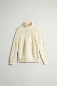 Rolák Woolrich Fairisle Turtleneck Milky Cream
