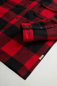 Bunda Woolrich Wool Check Alaskan Shirt Jacket Red Buffalo