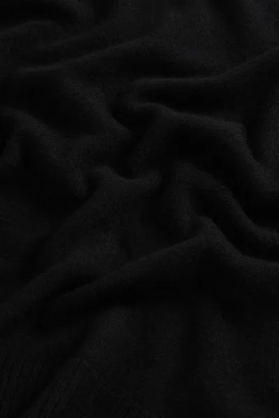 Sveter Woolrich Comfort Wool Cash Crewneck Black