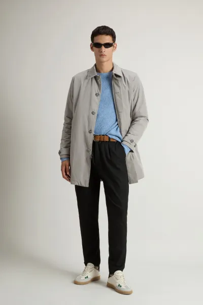 Kabát Woolrich Peached Urban Touch Coat Off Taupe