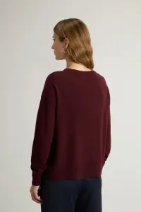 Sveter Woolrich Comfort Wool Cash Crewneck Winetasting