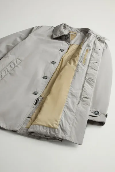 Kabát Woolrich Peached Urban Touch Coat Off Taupe