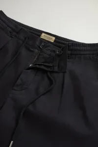 Nohavice Woolrich Cotton Twill Milton Pant Black