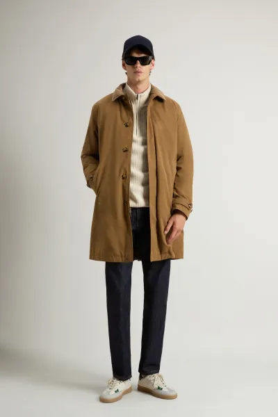 Kabát Woolrich Mountain Cloth 2In1 Lamar Coat Coffee