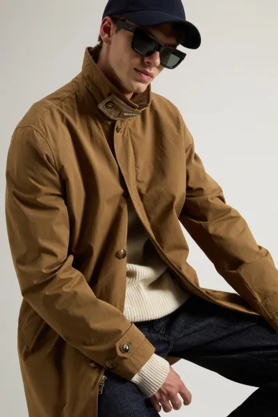 Kabát Woolrich Mountain Cloth 2In1 Lamar Coat Coffee