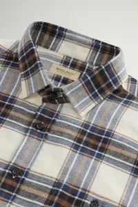 Košeľa Woolrich Check Flannel Warren Shirt Cream Check