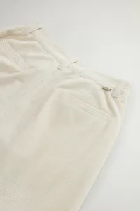 Nohavice Woolrich Corduroy Pant Milky Cream