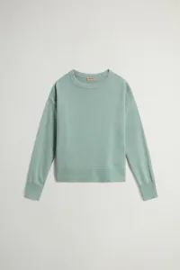 Sveter Woolrich Comfort Wool Cash Crewneck Chinois Green
