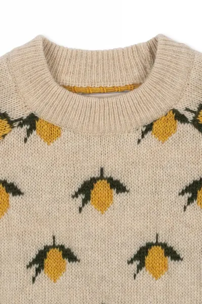 Detský vlnený sveter Konges Sløjd BELOU LEMON KNIT BLOUSE
