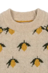 Detský vlnený sveter Konges Sløjd BELOU LEMON KNIT BLOUSE