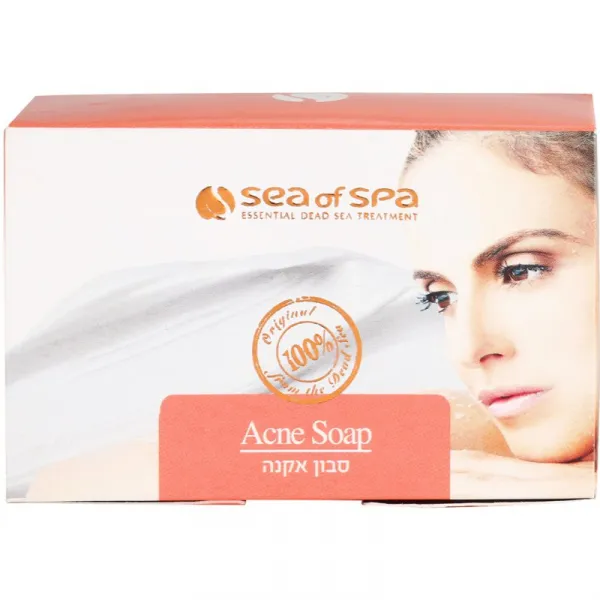 Sea of Spa Essential Dead Sea Treatment tuhé mydlo proti akné 125 g