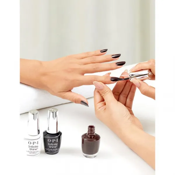 OPI Infinite Shine Silk lak na nechty s gélovým efektom Not Afraid of the Dark 15 ml