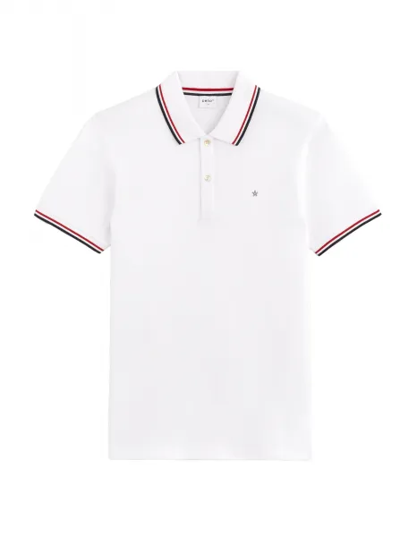 Biela pánska polokošeľa Celio Necetwo