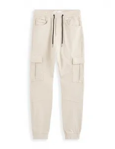 CELIO COKIT4 Pánske voľnočasové nohavice, béžová, veľkosť