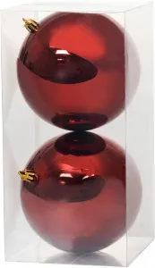 Gule MagicHome Vianoce, 2 ks, bordové, na vianočný stromček, 12 cm