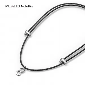 Plaud.AI PLAUD Note Pin Lanyard Black - remienok na krk, čierny 1895164