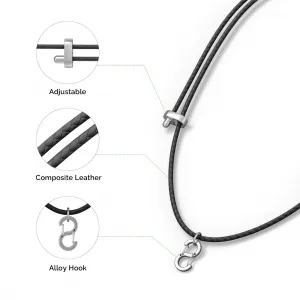 Plaud.AI PLAUD Note Pin Lanyard Black - remienok na krk, čierny 1895164