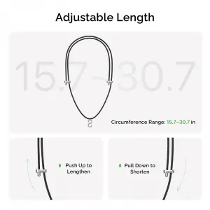 Plaud.AI PLAUD Note Pin Lanyard Black - remienok na krk, čierny 1895164