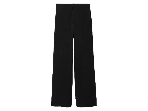 esmara® Dámske široké nohavice (čierna, S (36/38))