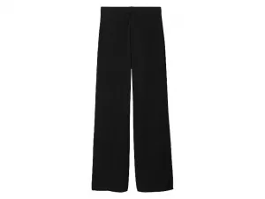 esmara® Dámske široké nohavice (čierna, S (36/38))