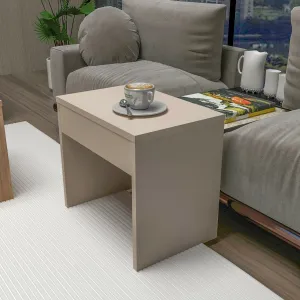 Súprava konferenčných stolíkov Sartos - Atlantic Pine, Beige