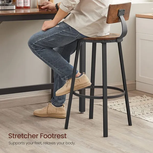 Barová stolička 2 ks MADERA IV
