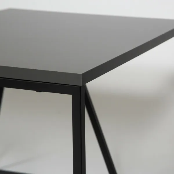 Súprava konferenčných stolíkov Orta Black aAnthracite, 2 ks