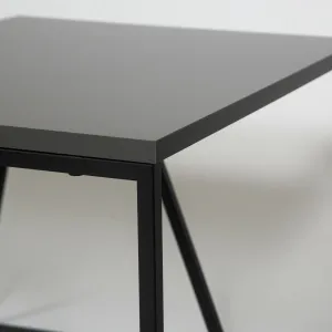 Súprava konferenčných stolíkov Orta Black aAnthracite, 2 ks