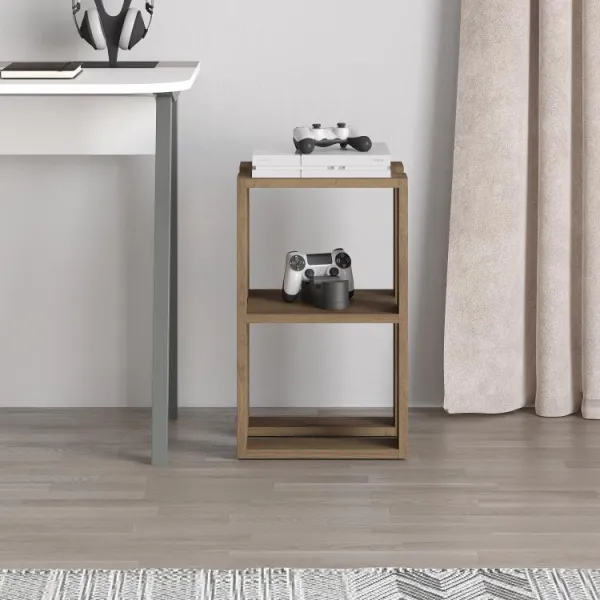 Nočný stolík Houseland Lonie dub tmavý