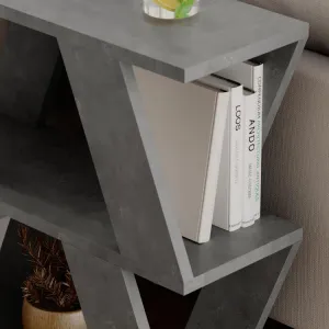 Odkladací stolík Houseland Lazena retro sivý