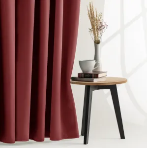 Restilo Záves AmeliaHome Blackout s priechodkami 140x245 cm ružové víno, veľkosť 140x245