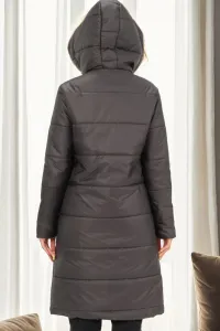 Z9738 DEWBERRY WOMEN'S COAT-ANTHRACITE
