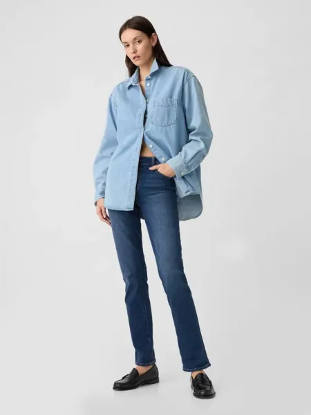 GAP Dámske džínsy  straight Mid Rise Classic 779212-00 Veľkosť: 25LONG