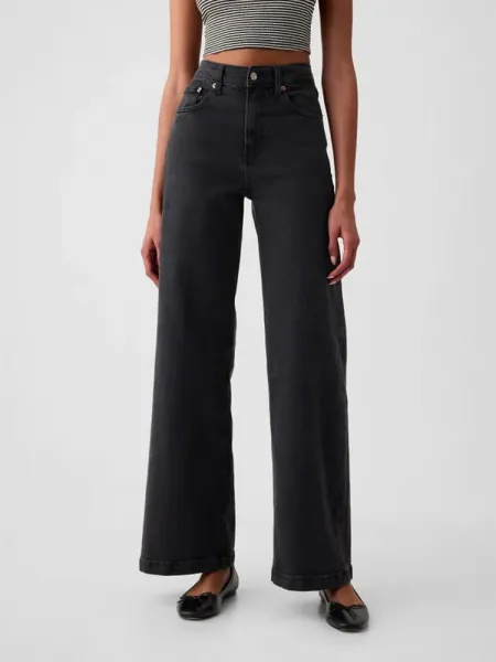 GAP Džínsy pre ženy  High Rise Stride Wide 406647-00 Veľkosť: 29LONG