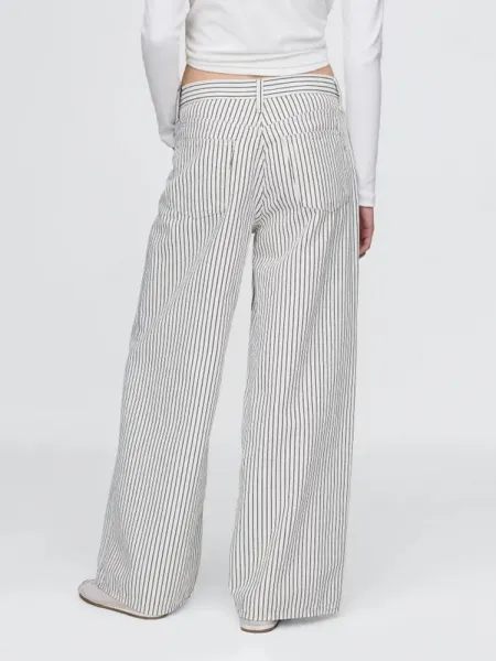 GAP Džínsy pre ženy  Stripe Baggy 744807-00 Veľkosť: 28LONG