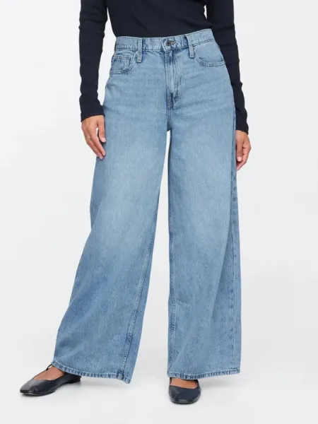 GAP Džínsy pre ženy  Baggy SuperSoft 713435-00 Veľkosť: 29LONG