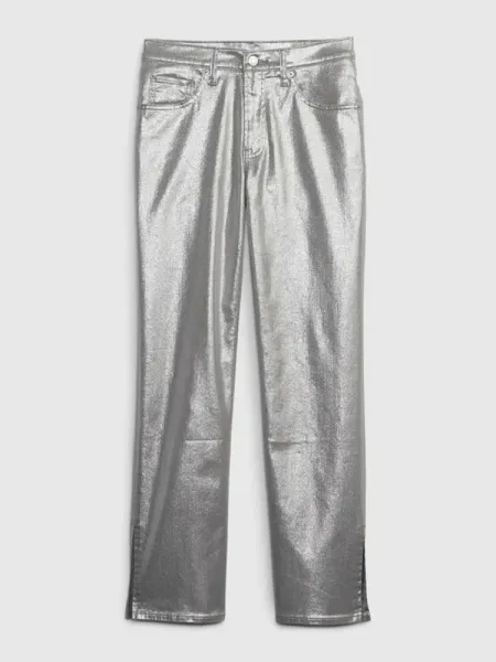 GAP Metalické džíny pro ženy  loose Mid Rise '90s 807039-00 Veľkosť: 29LONG - predĺžená dĺžka