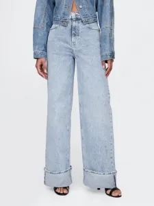GAP Džíny pro ženy  Stride Cuffed Wide 740118-00 Veľkosť: 30LONG - predĺžená dĺžka