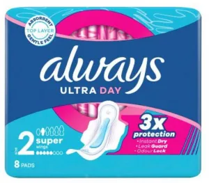 Always Ultra Day Super dámske hygienické vložky 8ks-ové