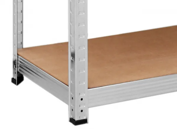 TZB Dílenský regál IRONHOLD 205x120 cm stříbrný