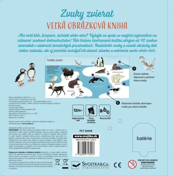 Veľká obrázková kniha - Zvuky zvierat