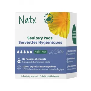 Dámske vložky ECO by Naty - nočné 10ks
